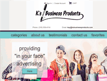 Tablet Screenshot of ksbusinessproducts.com